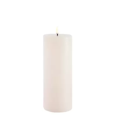 Uyuni stompkaars pillar candle vanilla 7,8 x 20,1 cm 